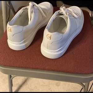 Cole Haan Grand Pro Court white leather sneakers